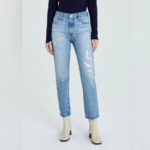 Adriano Goldschmied The Isabelle High Rise Straight Crop Jeans